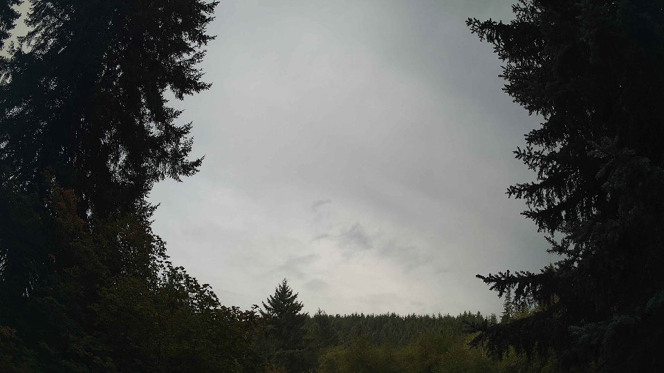 Pacific Northwest skyline timelapse on Sep 15, 2026 at 8:00 AM