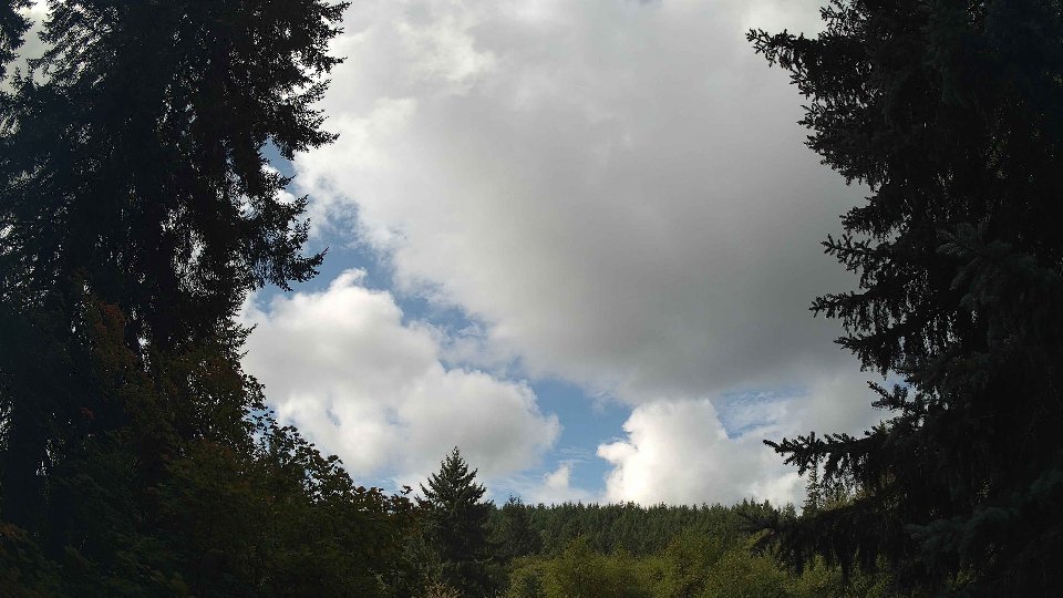 Pacific Northwest skyline timelapse on Sep 15, 2026 at 11:30 AM