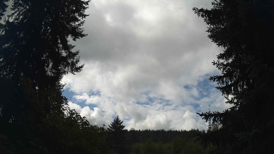 Pacific Northwest skyline timelapse on Sep 15, 2026 at 12:00 PM