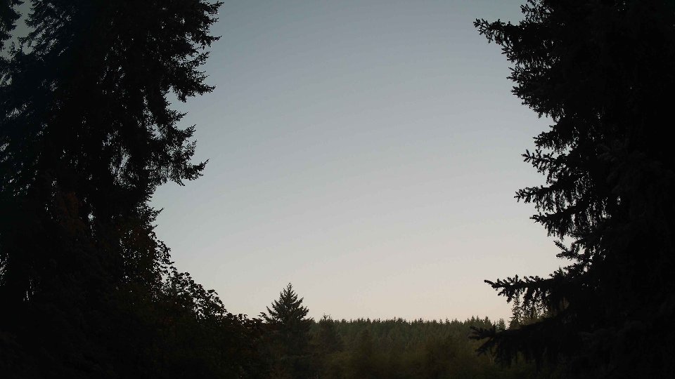 Pacific Northwest skyline timelapse on Sep 16, 2026 at 6:45 AM
