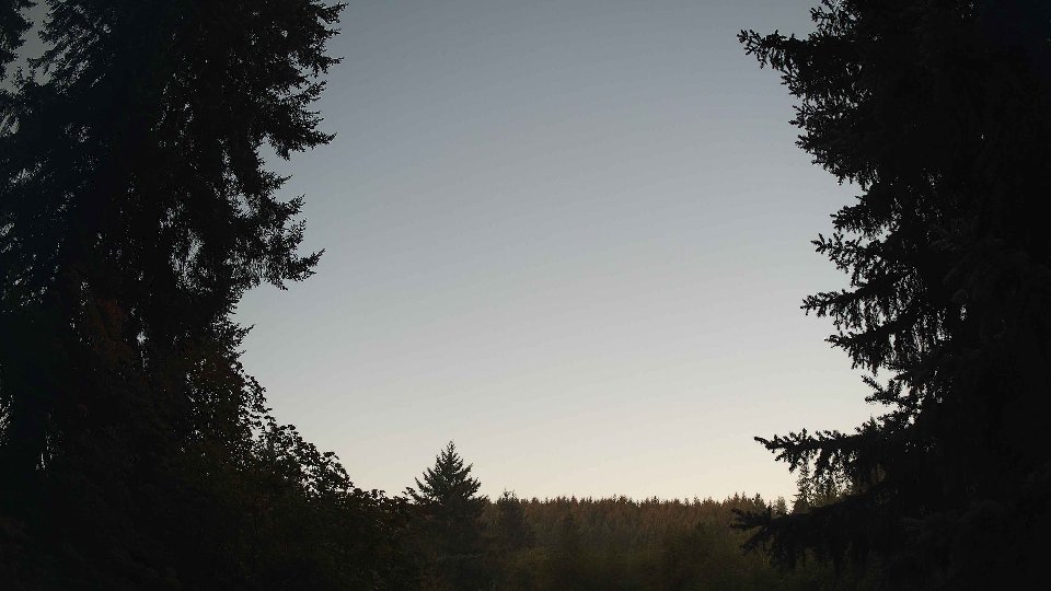 Pacific Northwest skyline timelapse on Sep 16, 2026 at 7:00 AM