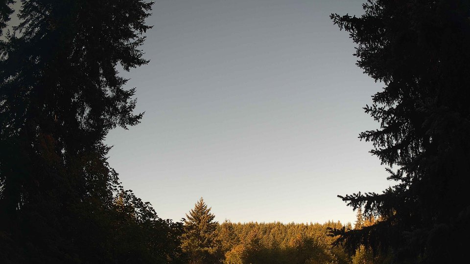Pacific Northwest skyline timelapse on Sep 16, 2026 at 8:00 AM