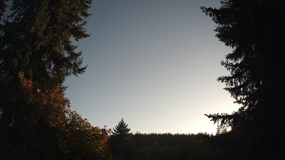 Pacific Northwest skyline timelapse on Sep 20, 2026 at 6:00 PM