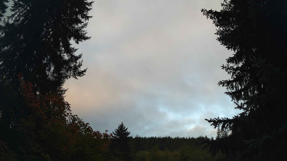 Pacific Northwest skyline timelapse on Sep 22, 2026 at 7:30 AM