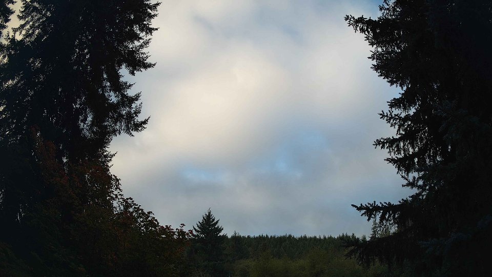 Pacific Northwest skyline timelapse on Sep 22, 2026 at 8:00 AM
