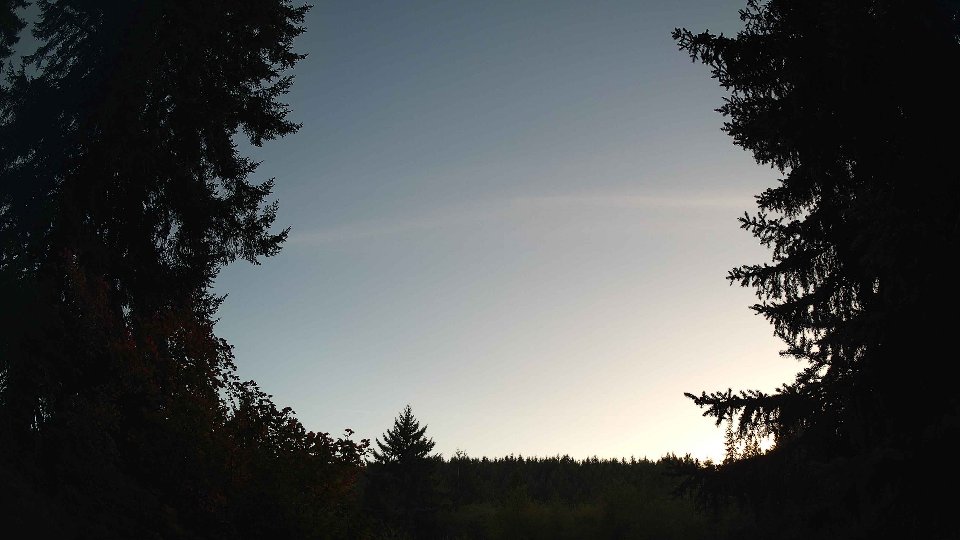 Pacific Northwest skyline timelapse on Sep 22, 2026 at 6:45 PM