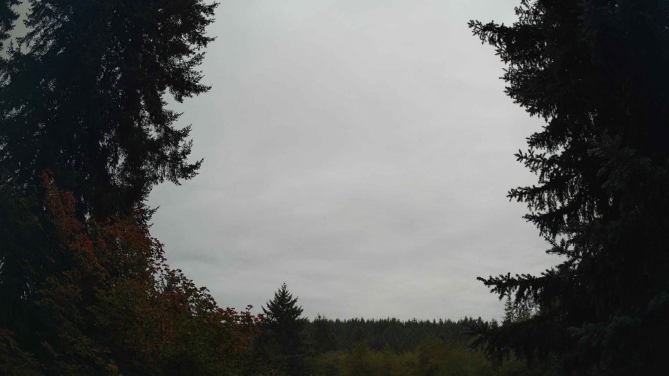 Pacific Northwest skyline timelapse on Sep 23, 2026 at 8:00 AM