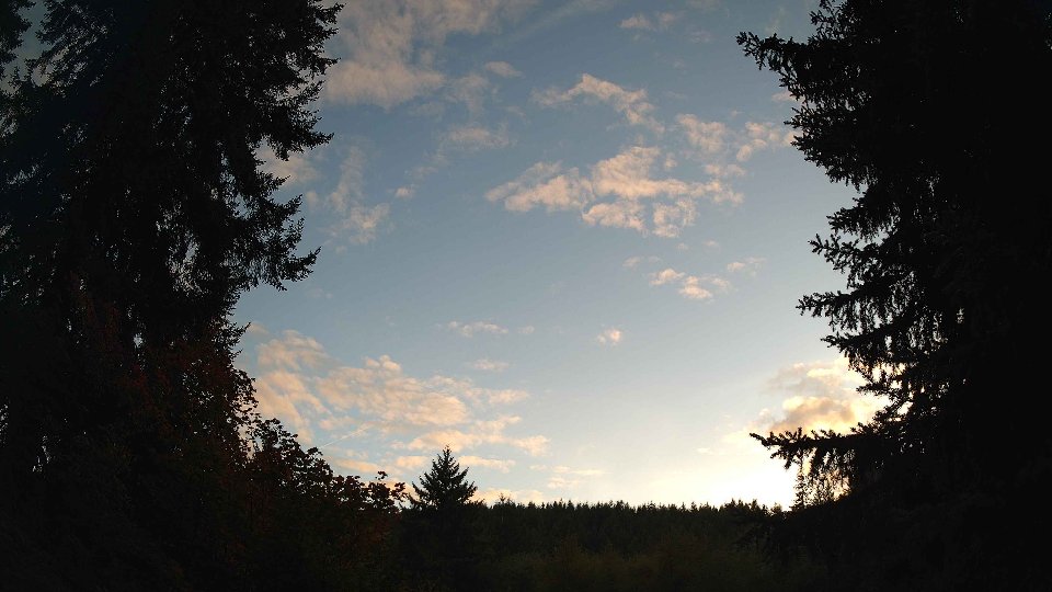 Pacific Northwest skyline timelapse on Sep 23, 2026 at 6:45 PM