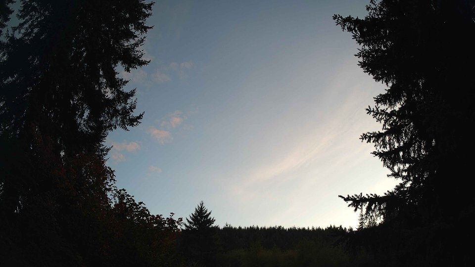 Pacific Northwest skyline timelapse on Sep 23, 2026 at 7:00 PM