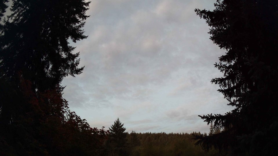 Pacific Northwest skyline timelapse on Sep 24, 2026 at 6:45 AM