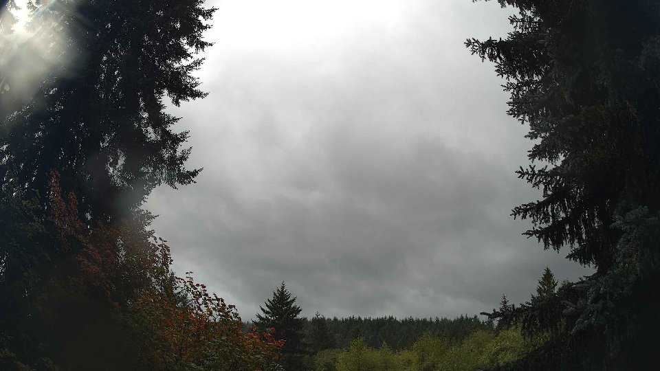 Pacific Northwest skyline timelapse on Sep 25, 2026 at 12:00 PM