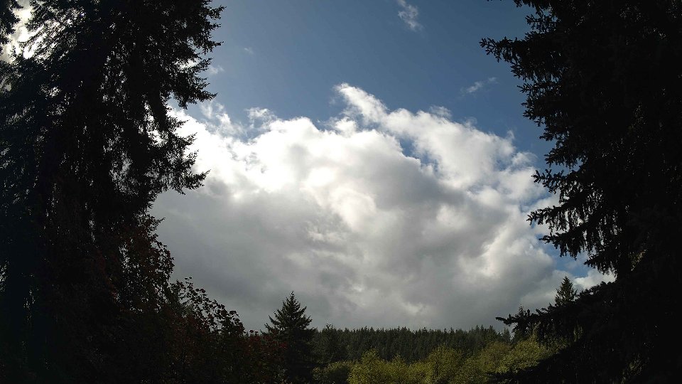 Pacific Northwest skyline timelapse on Sep 25, 2026 at 1:00 PM