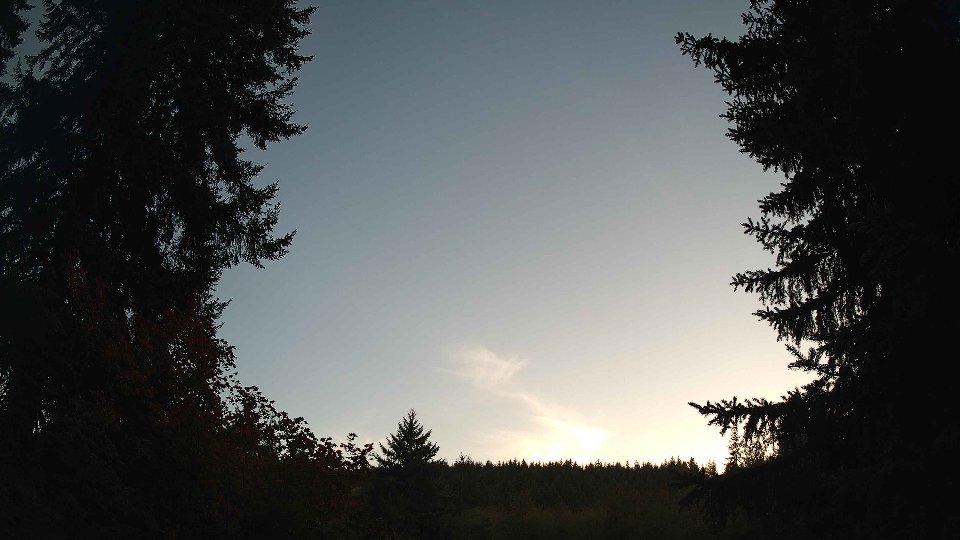 Pacific Northwest skyline timelapse on Sep 25, 2026 at 6:30 PM
