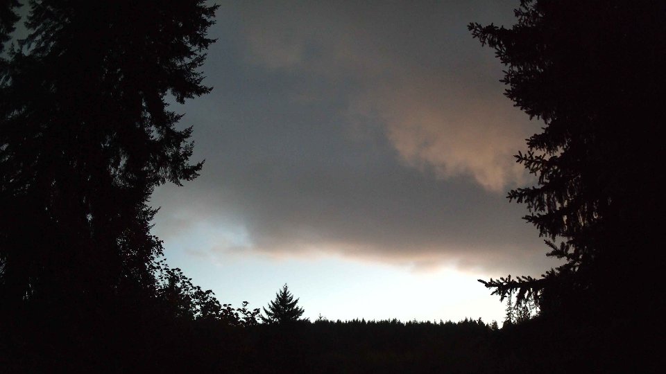 Pacific Northwest skyline timelapse on Sep 25, 2026 at 7:30 PM