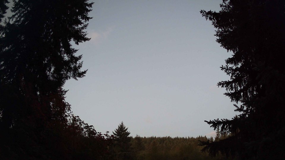 Pacific Northwest skyline timelapse on Sep 26, 2026 at 6:45 AM