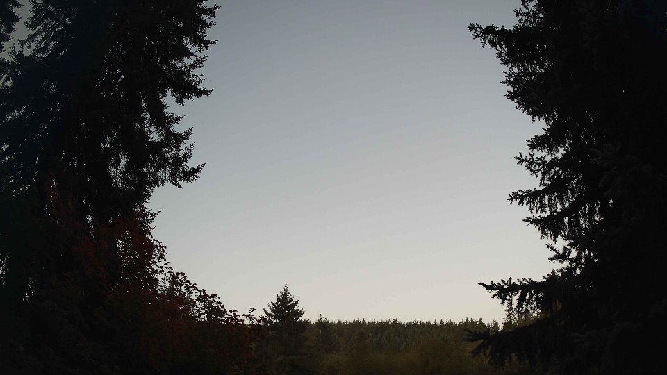 Pacific Northwest skyline timelapse on Sep 26, 2026 at 7:00 AM