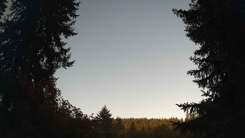 Pacific Northwest skyline timelapse on Sep 26, 2026 at 7:30 AM