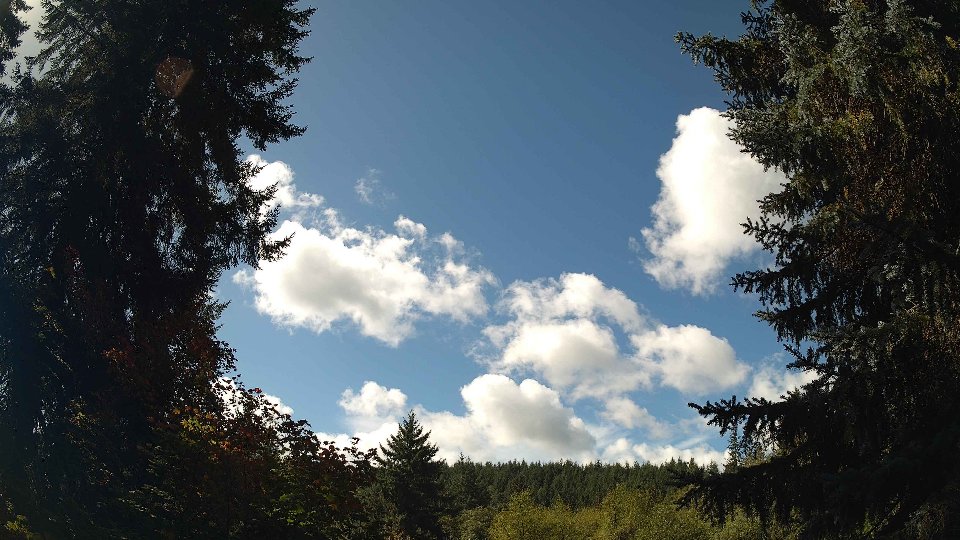 Pacific Northwest skyline timelapse on Sep 26, 2026 at 12:00 PM
