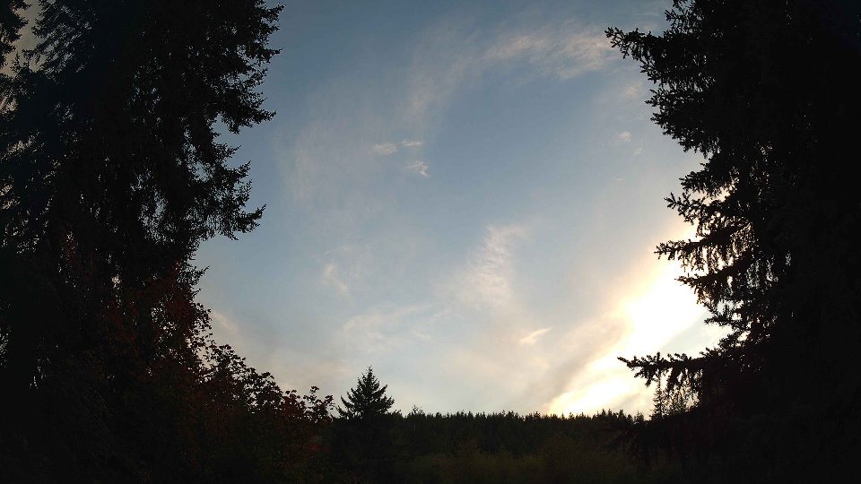 Pacific Northwest skyline timelapse on Sep 26, 2026 at 6:45 PM