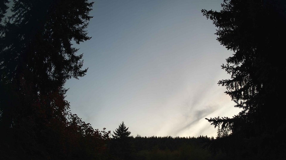 Pacific Northwest skyline timelapse on Sep 26, 2026 at 7:00 PM