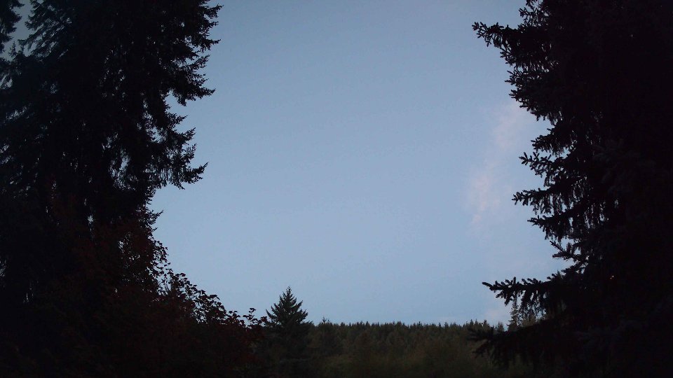 Pacific Northwest skyline timelapse on Sep 27, 2026 at 6:45 AM