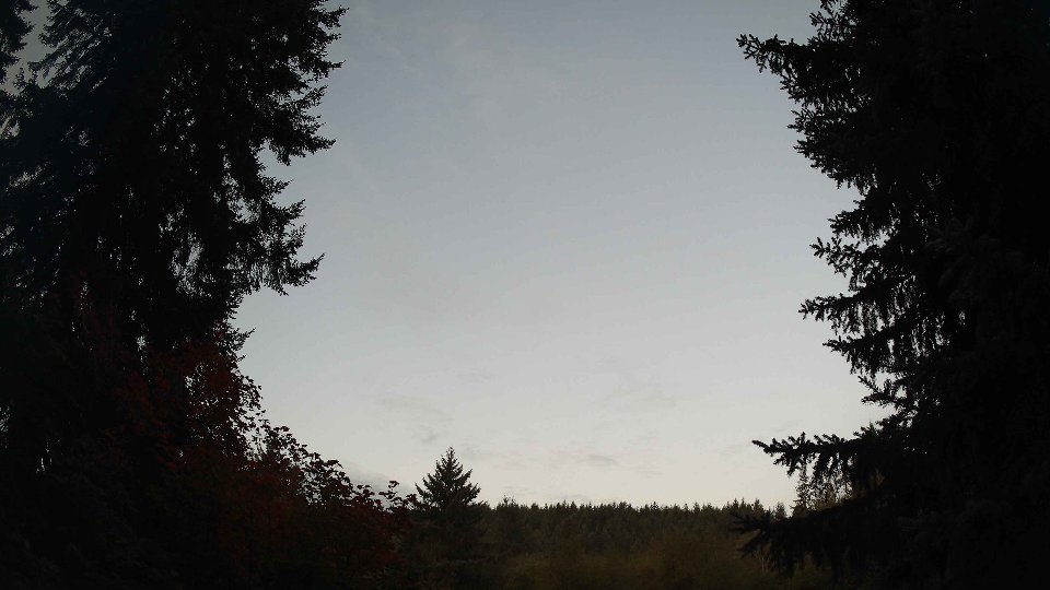 Pacific Northwest skyline timelapse on Sep 27, 2026 at 7:00 AM