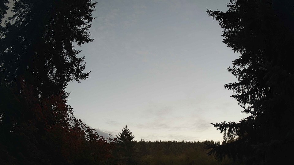 Pacific Northwest skyline timelapse on Sep 27, 2026 at 7:15 AM