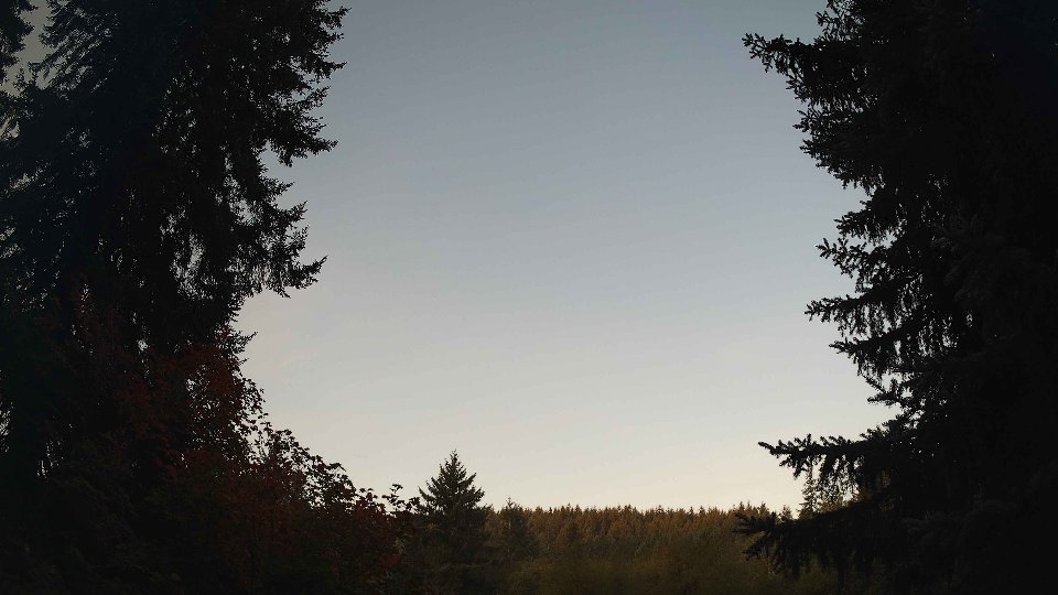 Pacific Northwest skyline timelapse on Sep 28, 2026 at 7:15 AM