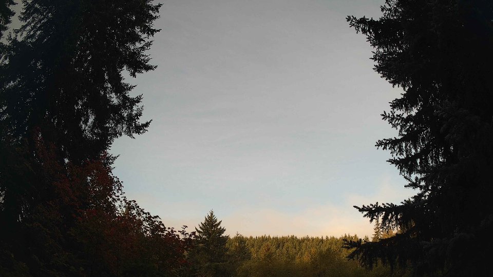 Pacific Northwest skyline timelapse on Sep 28, 2026 at 7:45 AM
