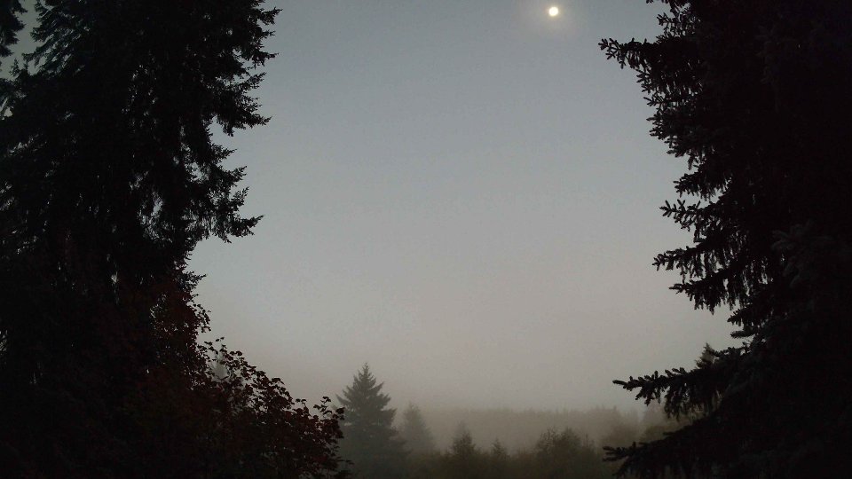 Pacific Northwest skyline timelapse on Sep 30, 2026 at 6:45 AM