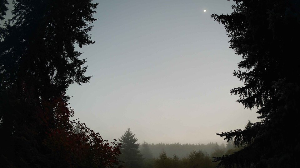 Pacific Northwest skyline timelapse on Sep 30, 2026 at 7:00 AM