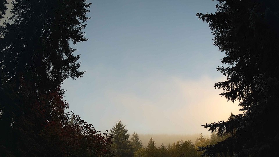 Pacific Northwest skyline timelapse on Sep 30, 2026 at 8:15 AM