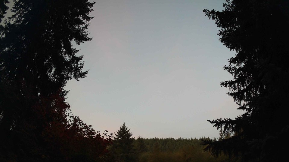 Pacific Northwest skyline timelapse on Oct 01, 2026 at 7:00 AM