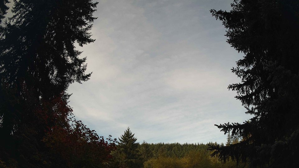 Pacific Northwest skyline timelapse on Oct 01, 2026 at 8:45 AM