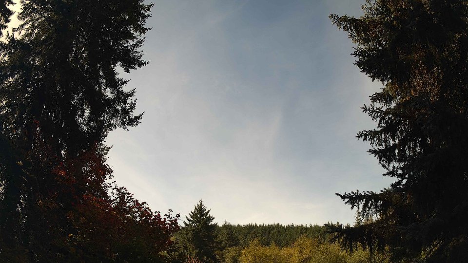 Pacific Northwest skyline timelapse on Oct 01, 2026 at 11:45 AM