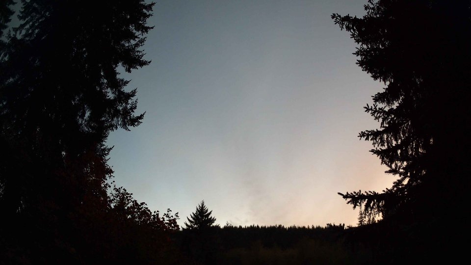 Pacific Northwest skyline timelapse on Oct 01, 2026 at 7:15 PM