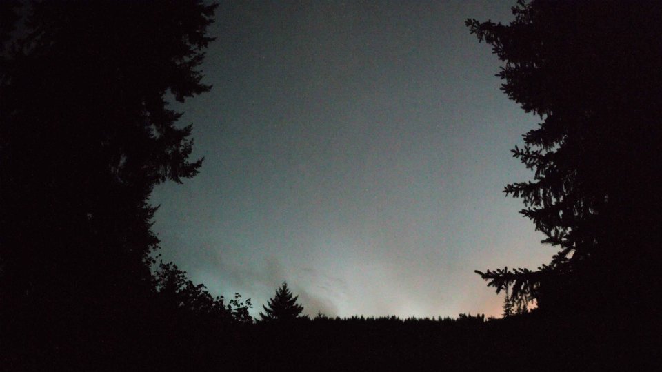 Pacific Northwest skyline timelapse on Oct 01, 2026 at 7:30 PM