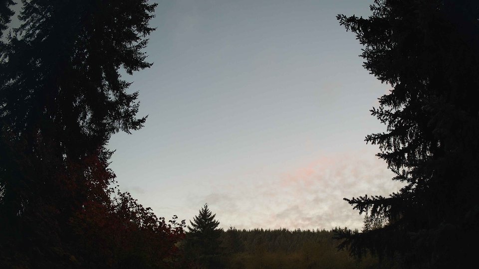 Pacific Northwest skyline timelapse on Oct 02, 2026 at 7:15 AM