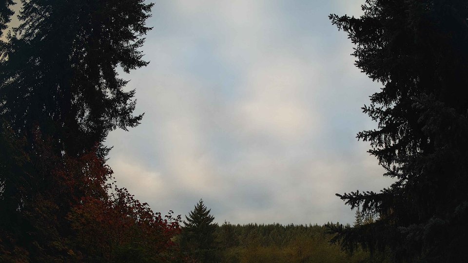 Pacific Northwest skyline timelapse on Oct 02, 2026 at 8:00 AM