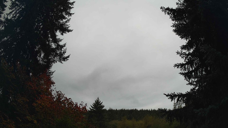 Pacific Northwest skyline timelapse on Oct 02, 2026 at 11:45 AM