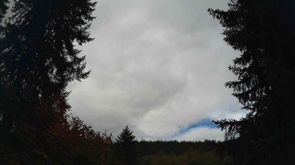 Pacific Northwest skyline timelapse on Oct 02, 2026 at 12:30 PM