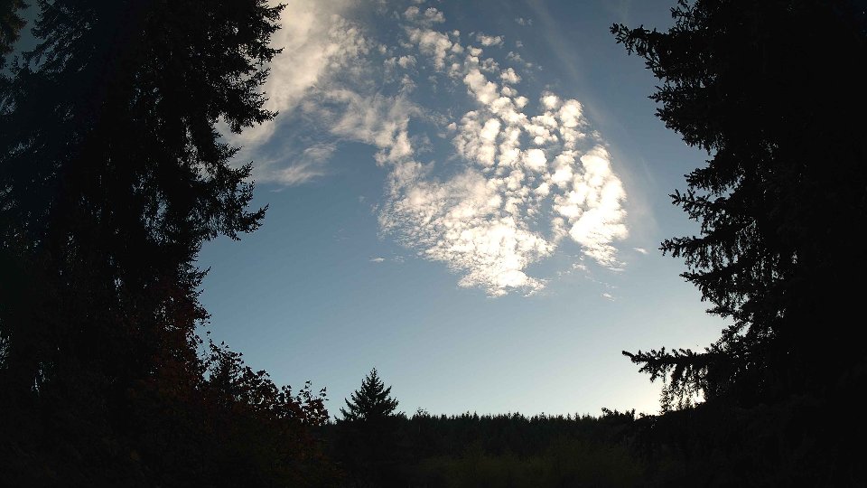 Pacific Northwest skyline timelapse on Oct 02, 2026 at 6:00 PM