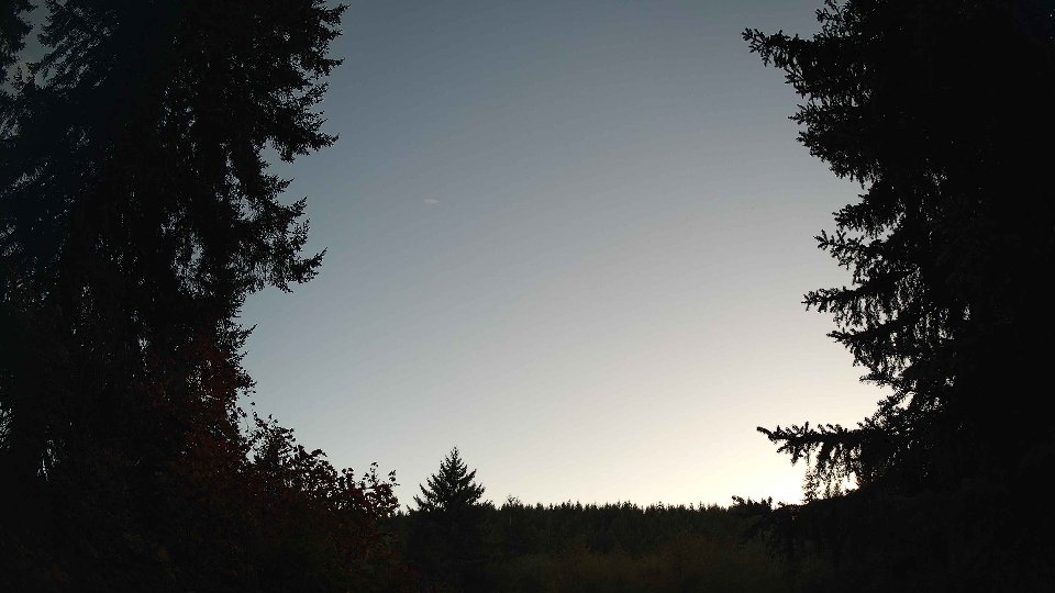 Pacific Northwest skyline timelapse on Oct 02, 2026 at 6:15 PM