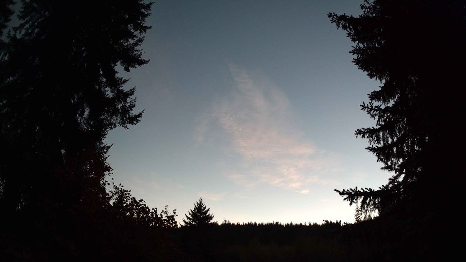 Pacific Northwest skyline timelapse on Oct 02, 2026 at 7:15 PM
