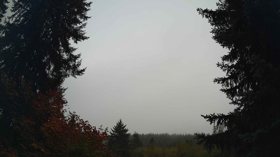 Pacific Northwest skyline timelapse on Oct 03, 2026 at 8:00 AM