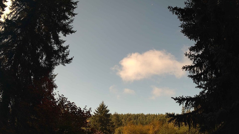 Pacific Northwest skyline timelapse on Oct 04, 2026 at 10:45 AM