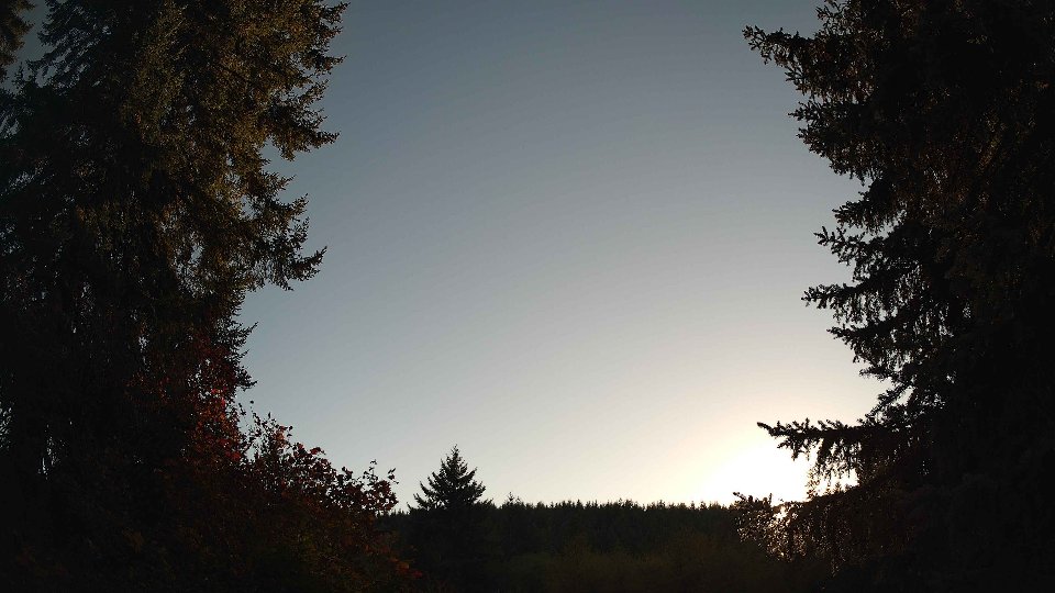 Pacific Northwest skyline timelapse on Oct 04, 2026 at 5:30 PM