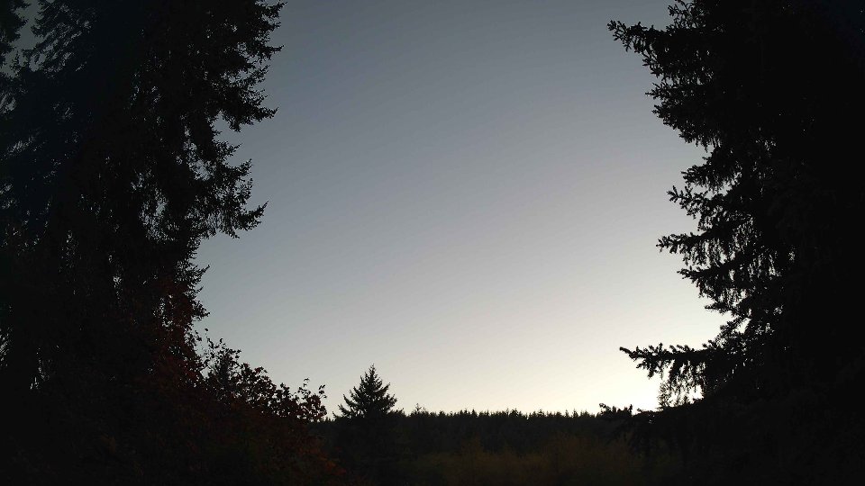 Pacific Northwest skyline timelapse on Oct 04, 2026 at 6:45 PM