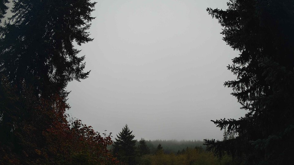 Pacific Northwest skyline timelapse on Oct 05, 2026 at 11:45 AM