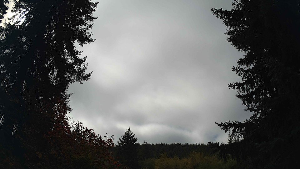 Pacific Northwest skyline timelapse on Oct 05, 2026 at 12:45 PM